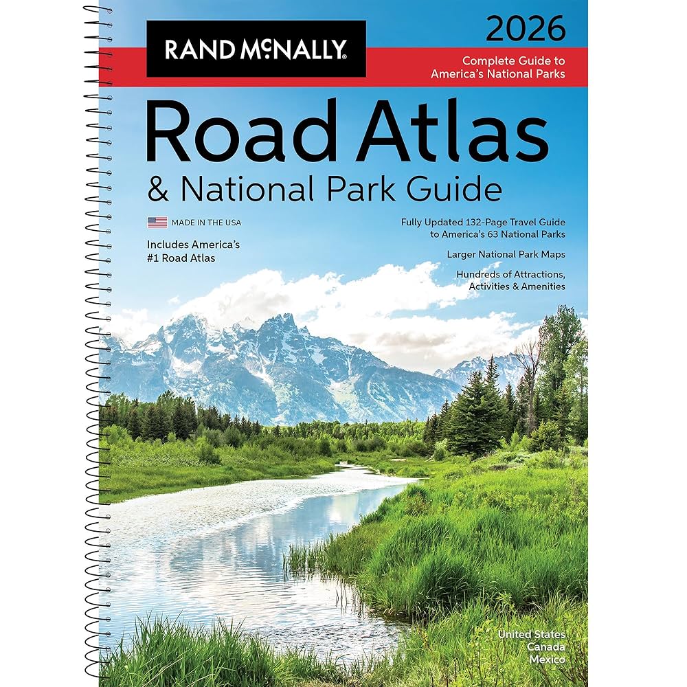 Rand McNally Road Atlas & National Park Guide 2026: United